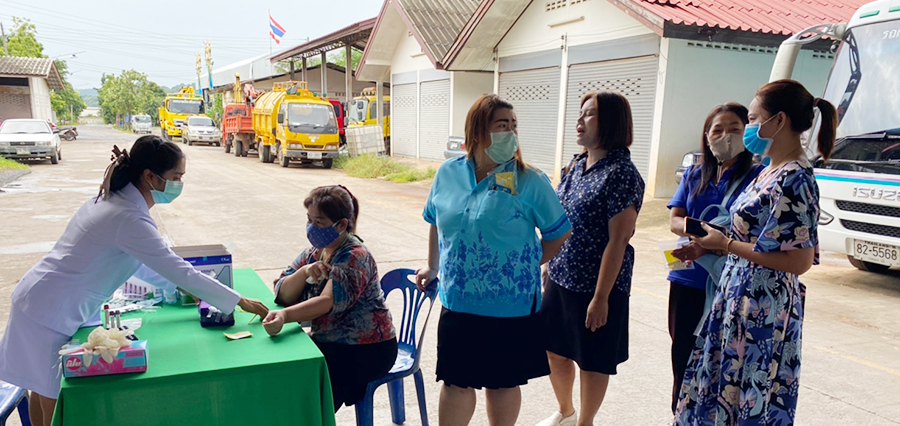โครงการส่งเสริมสุขภาพป้องกันโรคเชิงรุกในสถานประกอบการ
