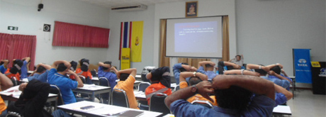 บริษัท เหล็กสยาม (2001) จำกัด (โรงงานท่าหลวง) ได้จัดฝึกอบรมหลักสูตร “โรคอันเนื่องมาจากการทำงาน และการควบคุมไขมันในเส้นเลือด”